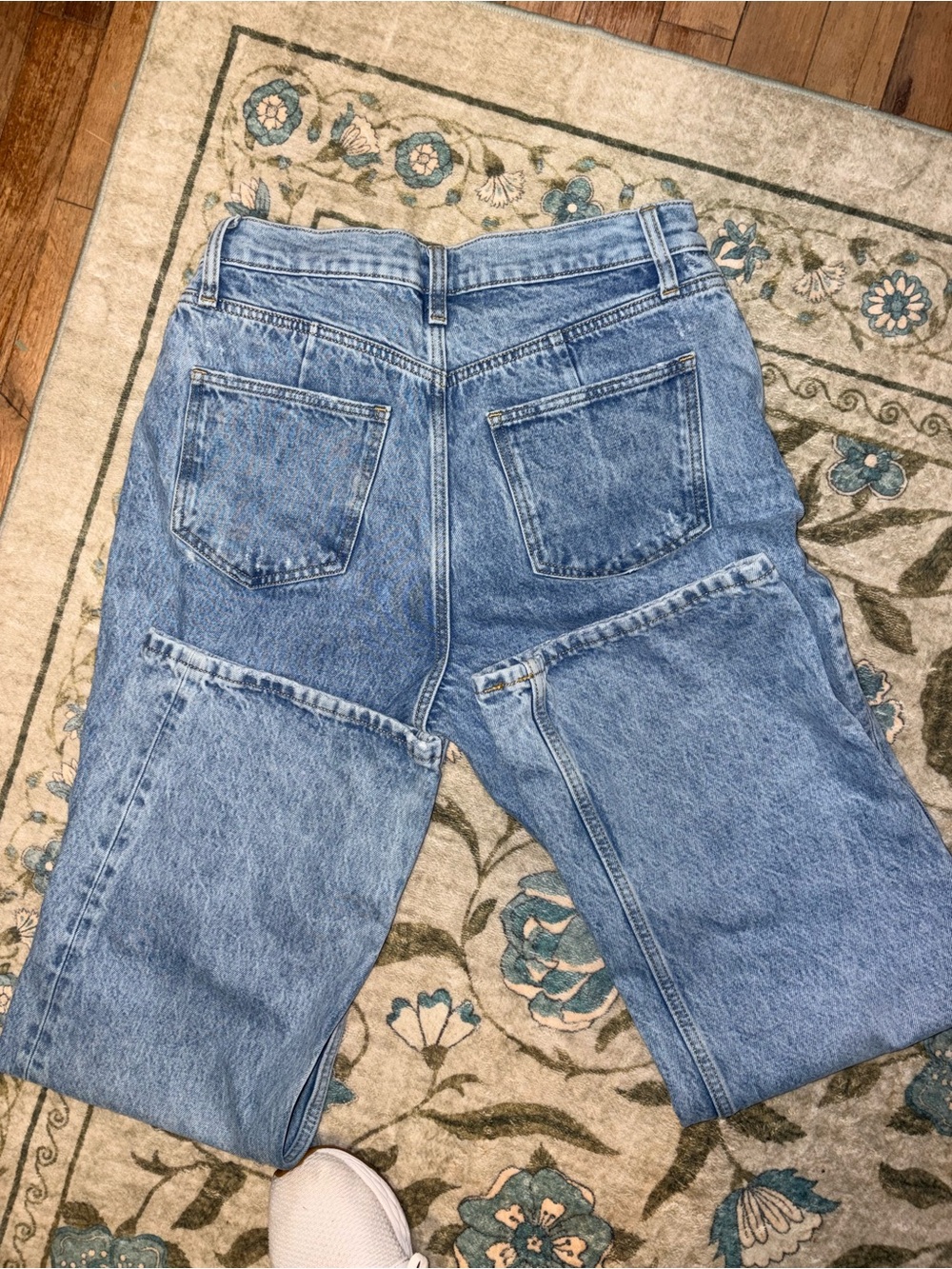 Arizona Jean Company Light Blue High-Rise Vintage Straight Jeans
